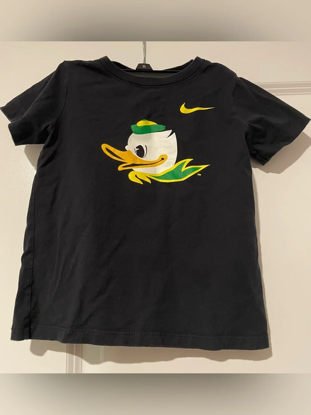 Oregon Ducks Toddler Boys Graphic Tee 4T Black Logo T-Shirt 100% Cotton